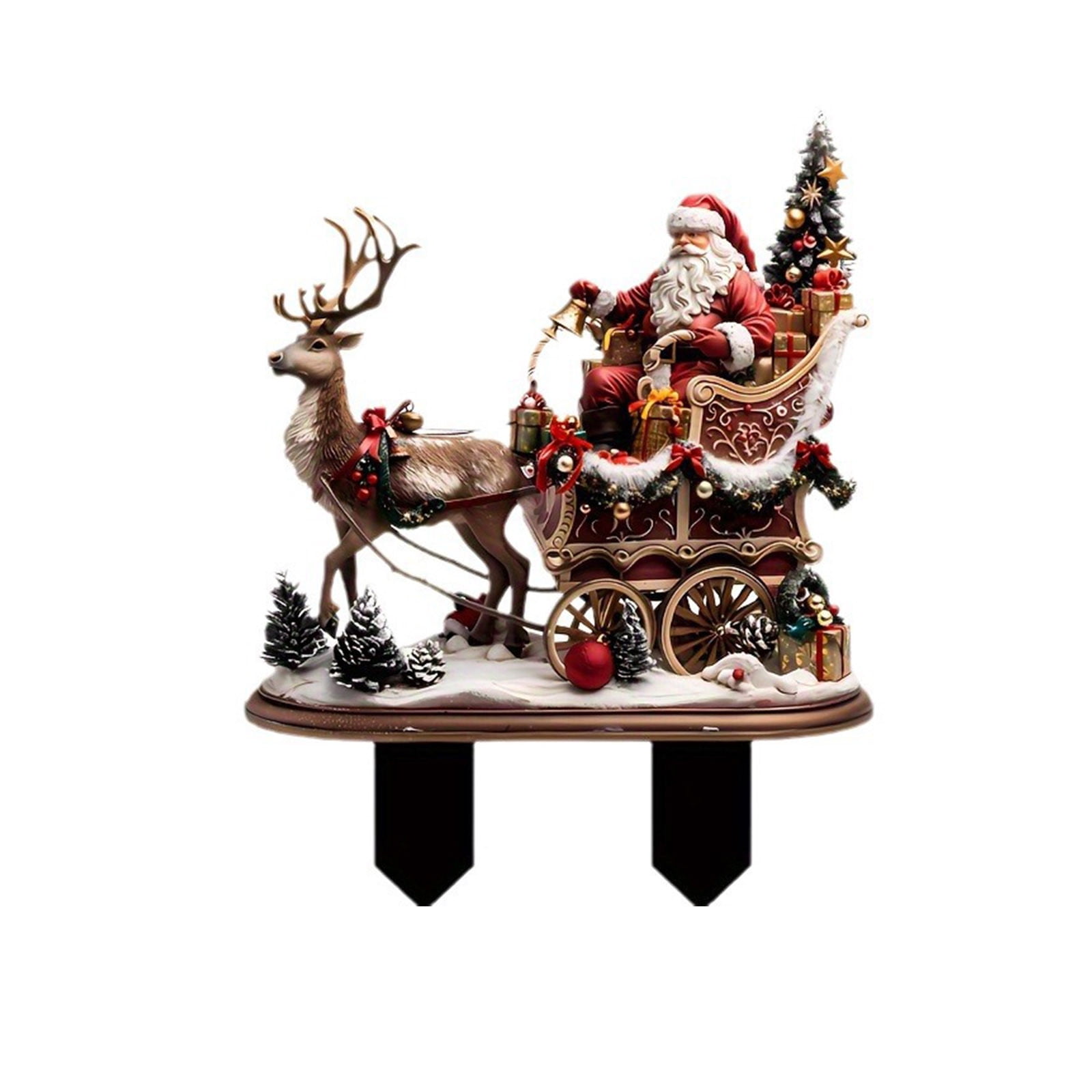 Solar Numbers Yard Home Address Signs for Yard Wooden Name Tags 2x4 in