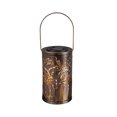 thumbnail image 1 of Solar Oil Rubbed Bronze Cut Out Lantern, Pumpkins, 1 of 3