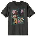 thumbnail image 1 of Solar Opposites Group Panels Crew Neck Short Sleeve Charcoal Men's T-shirt-XL, 1 of 3
