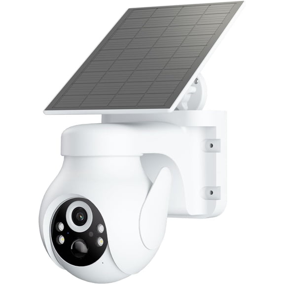 Solar Outdoor Camera , 360? PTZ Cameras Outdoor with Human , IR/Color Night Vision, , 2.4GHz Only