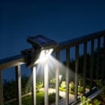 thumbnail image 1 of Solar Outdoor Clip Light with Motion Sensor Portable LED Camping Light Adjustable for Garden Fence Garage Home Emergency Lighting 6.5*4.1 inches, 1 of 9