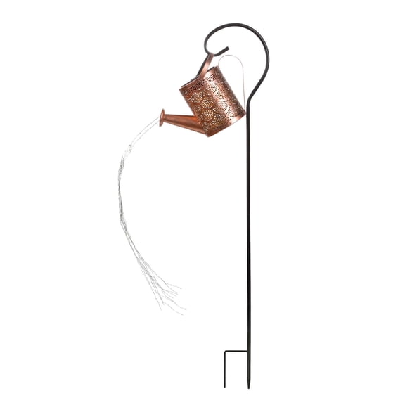 Solar Outdoor Garden Lights - Waterproof Metal Shower Lights with Flameless LED Lanterns - Decorative Solar Yard Decorations Prefert for Your Garden,Table,Patio,Yard,or Pathway