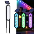 thumbnail image 1 of DIY Solar House Number Light - Includes Stickers Outdoor Lighting LED Lights Easy to Install, Suitable for Courtyards, Gardens, Driveways, and Commercial Use, 1 of 6