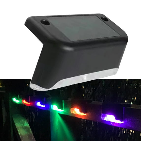 Solar Outdoor Lights 12 Pack, Waterproof Pathway Lights Solar Powered Auto On/Off - Colored light