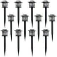 thumbnail image 1 of 12 Packs Solar Outdoor Lights, Light Control LED Solar Pathway Lights, IP65 Waterproof Outdoor Landscape Lights, Decorative House Shape Solar Lamps for Garden, Yard, Walkway, 1 of 8