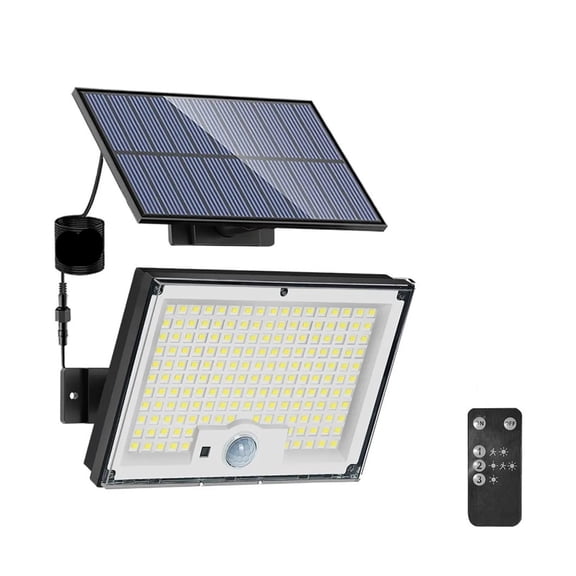 Solar Outdoor Lights 172LED 3Modes Split Motion Sensor Outdoor Lights Waterproof 318 LED Solar Flood Lights Yard Patio Garden