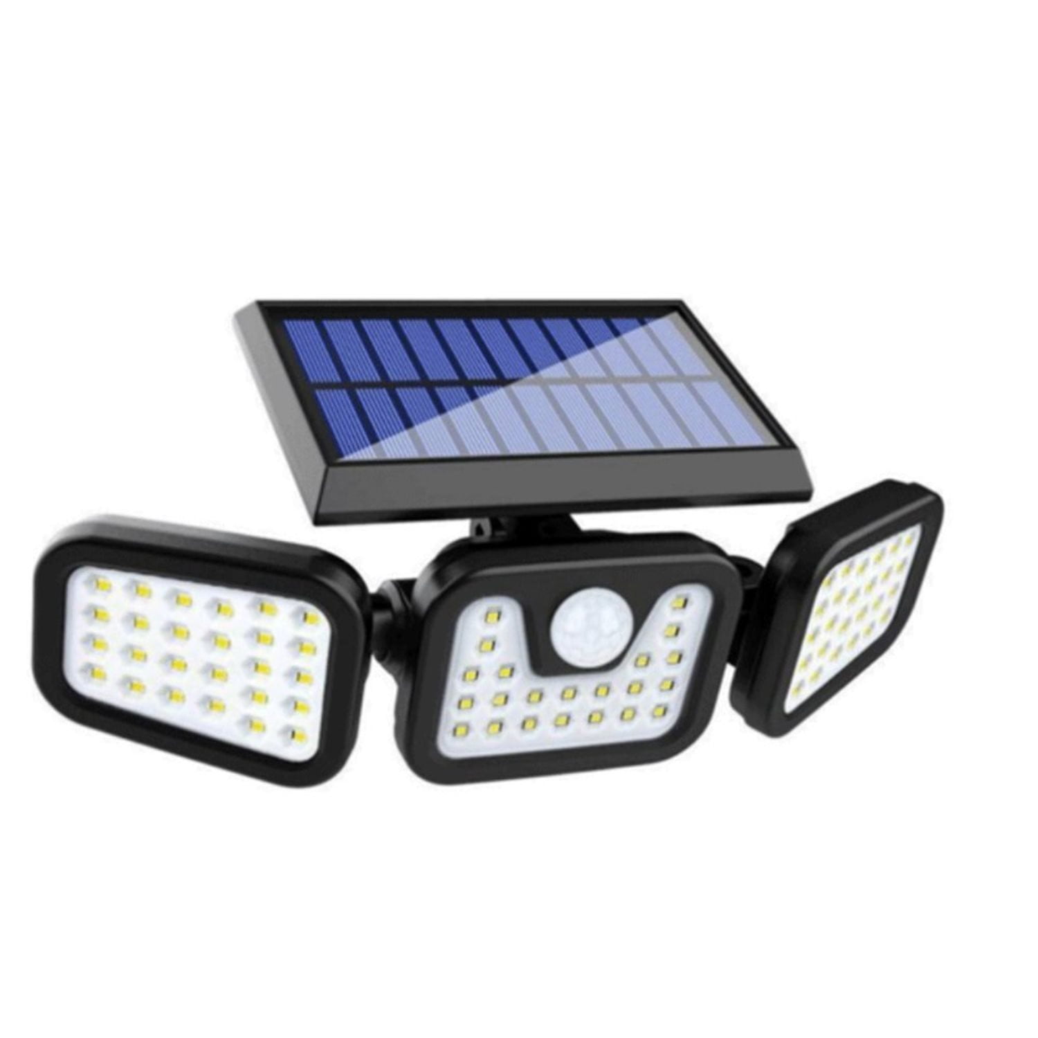 230 Luz solar LED para uso exterior con detector de movimiento giratorio de  270°, 2200