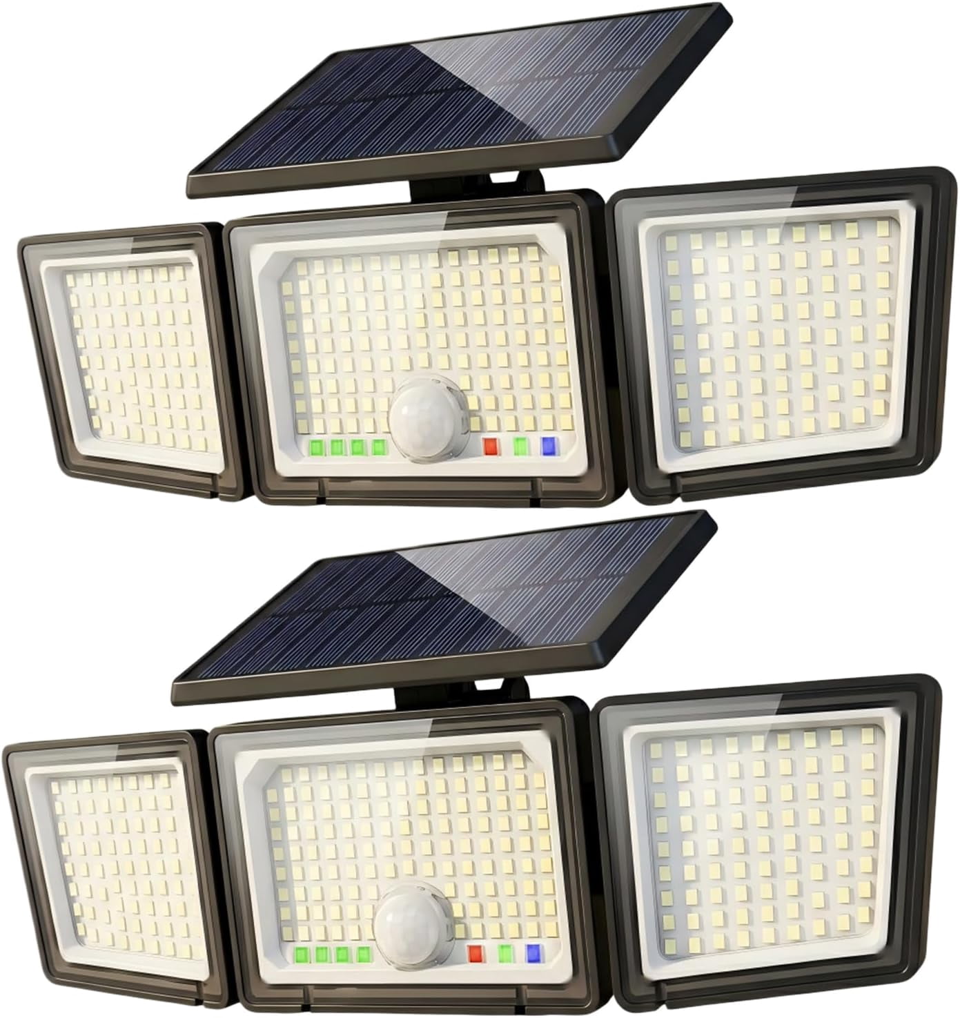 Solar Outdoor Lights Motion Sensor, 2500LM 286 LED Security Flood ...