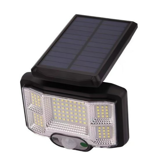 Solar Outdoor Lights, Motion Sensor Solar Powered Lights IP65 Waterproof,3 Modes, With Remote Control,Wall Security Lights For Fence Yard Garden Patio