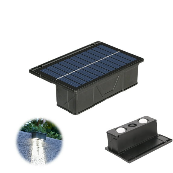 Solar Outdoor Lights, Waterproof Dusk To Dawn, Solar Powered Landscape Lighting for Garden Patio Pathway, Auto on Off, Wall Mount or Ground