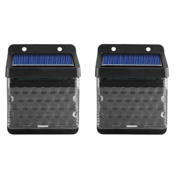 Solar Outdoor Lights with Motion Sensor 2-Pack Waterproof Garden Security Lights LED Solar Powered Wall Lights for Yard Driveway Garage