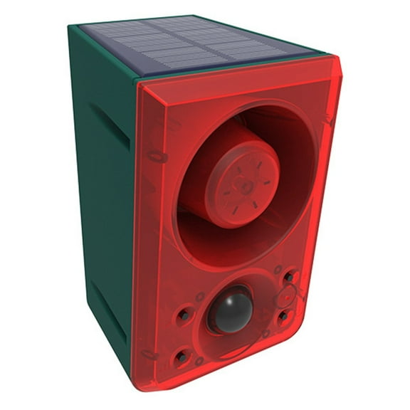 Solar Outdoor Motion Sensor Alarm Infrared Sensing Sound and Light Alarm Light