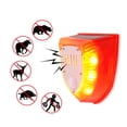 thumbnail image 1 of Solar Outdoor Motion Sensor Alarm Led Flashing Farm Animal Repeller 129Db, 1 of 9