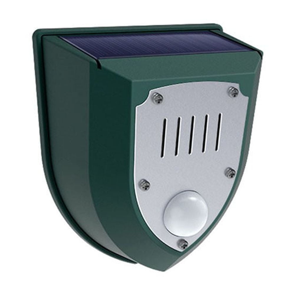 Solar Outdoor Motion Sensor Alarm Led Flashing Farm Animal Repeller