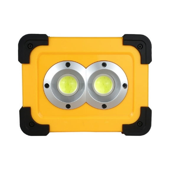 Solar Outdoor Projector COB LED 50W Rechargeable Battery Flood Light Spotlight LED Magnetic Work Light With 6000mAh Power Bank - Wide Angle Beam
