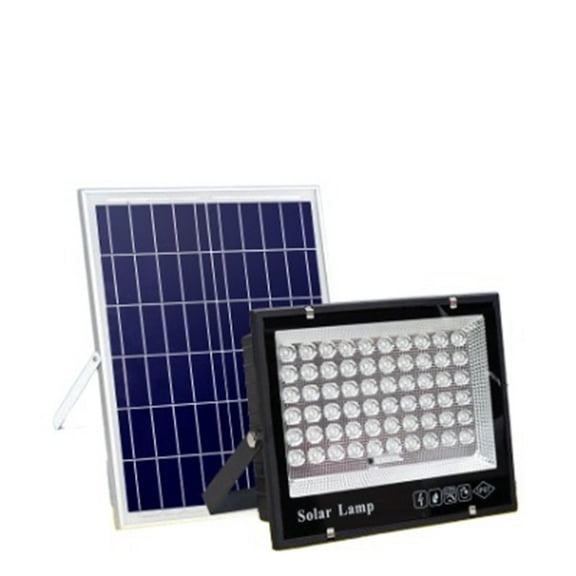 Solar Outdoor Spotlight LED High-Power Lens Waterproof Courtyard Garden Projection Light With Remote Control Adjust Brightness - Wide Angle Beam