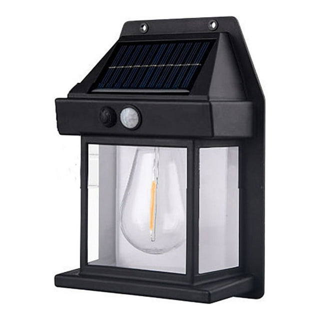 Solar Outdoor Wall Lights, Sunrise And Sunset Motion Sensors, LED Exterior Wall Lights, Porch