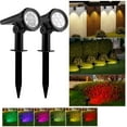 thumbnail image 1 of Solar Outdoor Waterproof LED Spotlight Landscape Path Light Yard Garden Tree Lamp, 1 of 9