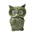 thumbnail image 1 of Solar Owl Garden Statues Outdoor Decor Resin Owl Figurine with LED Lights Owl Sculpture for Porch Patio Lawn Yard Decorations Christmas Housewarming Gifts for Women Mom, 1 of 8