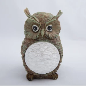 Solar Owl Statue Garden Art Led Light Outdoor Landscape Yard Lawn Decor Lamp