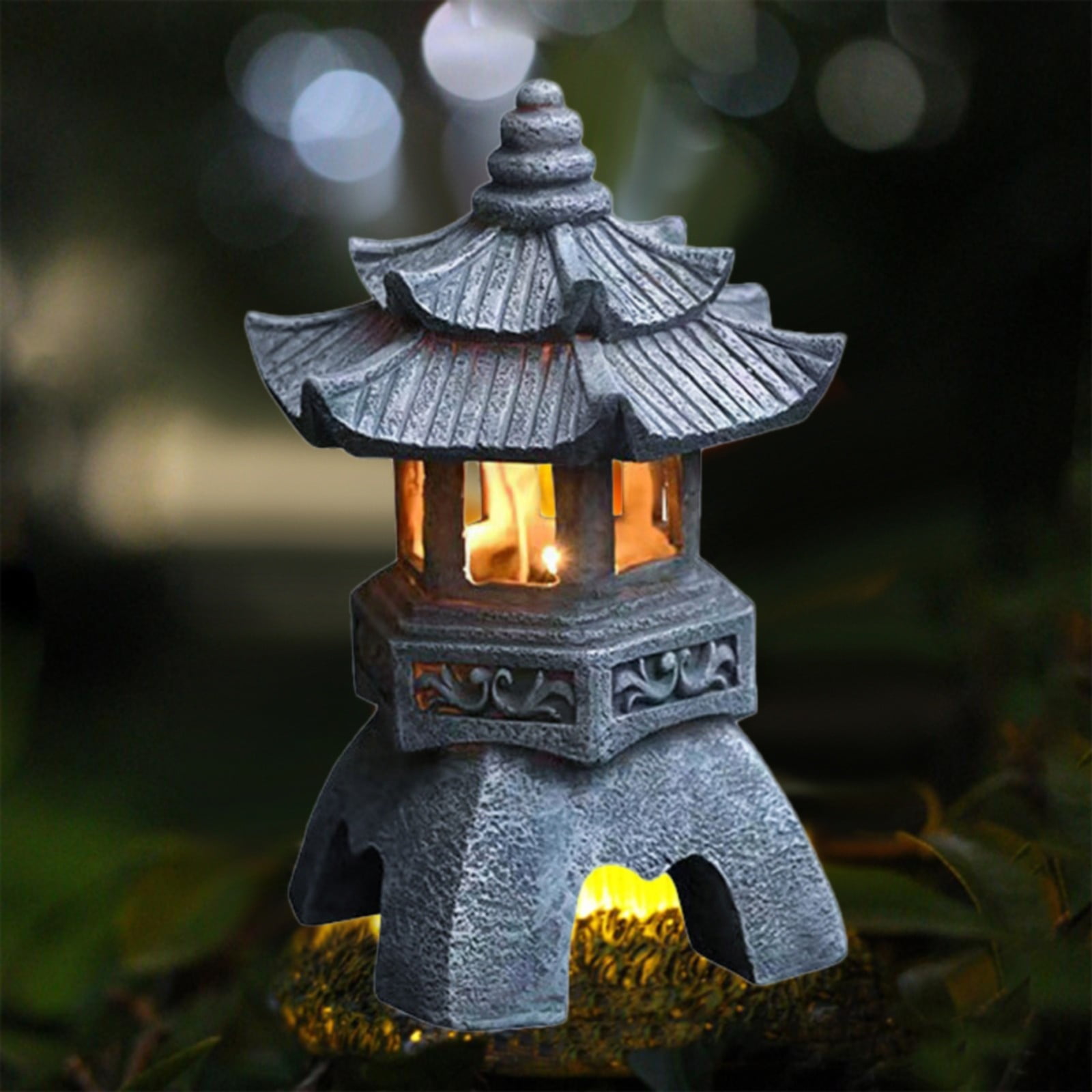 Garden Decorations Solar Decorative Lights Outdoor Pagoda Lantern Garden  Statue Chinese Zen Accessories Japanese Sculpture Asian Japanese Style  231023 ..., image size:1600x1600