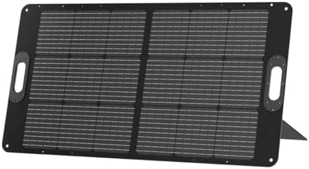 Solar Panel 100W Compatible with Jackery Power Station, Portable Power Panels for600/1200/1800W Solar Generators, Ultra-Thin Lightweight High Conversion Efficiency Foldable Outdoor