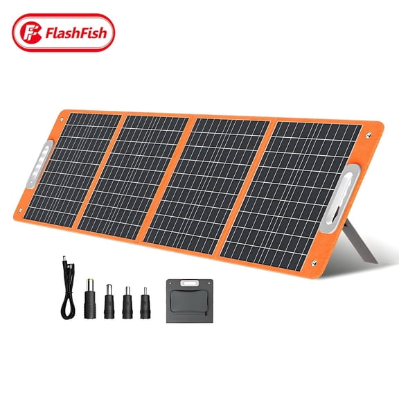 Solar Panel 100w 18v Foldable Waterproof Flashfish TSP100 For Generator Camping