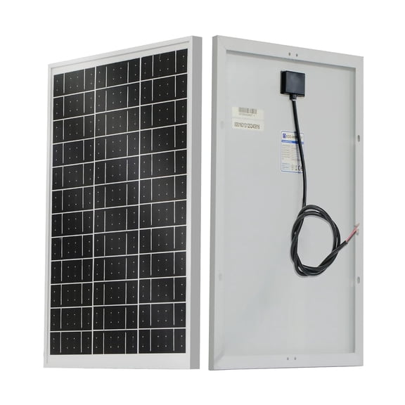 Solar Panel 25W 18V Monocrystalline Waterproof Panel for Charging 12V Battery of RV Boat Trailer ATV Car or Powe Light, Cha 12V Battery Pack and Other Off-Grid Applications
