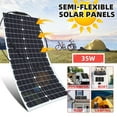 thumbnail image 1 of Solar Panel 35 Watt 18 Volt,DFITO High-Efficiency Monocrystalline PV Module,Flexible Solar Panel for RV Marine Rooftop Farm Battery and Other Off-Grid Applications, 1 of 11