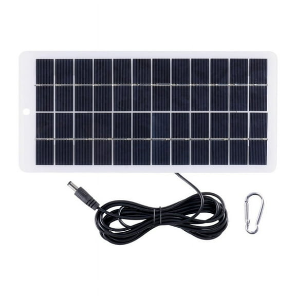 Solar Panel 5W 12V Outdoor DIY Solar Cells Charger Polysilicon Panels USB Outdoor Portable Solar for Outdoor Lamp Pump