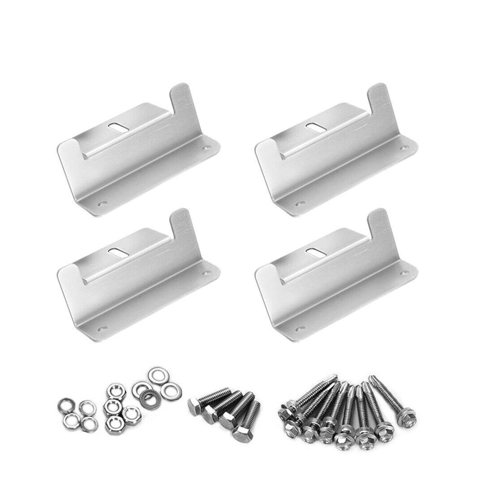 Solar Panel Aluminum Alloy Bracket Photovoltaic Z-Type Aluminum Alloy Bracket RV Yacht Panel Bracket ,Install Anywhere You Want