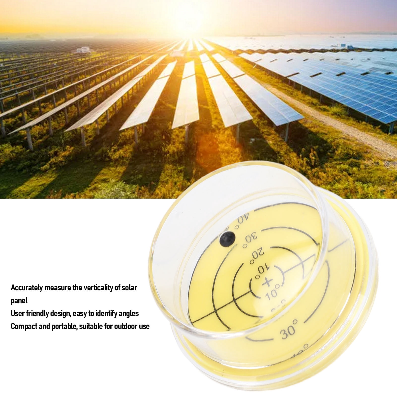 Solar Panel Angle Gauge - Sun Angle Guide For Verticality Level ...
