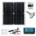 Solar Panel Battery Charger Kit For Car RV Marine Boat Off Grid System With 100A Charge
