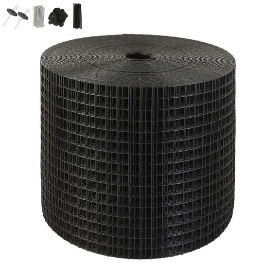 Solar Panel Bird Guard 6" x 100 FT Critter Guard Roll 100 Aluminum Fasteners Rust Proof PVC Coated Wire Mesh