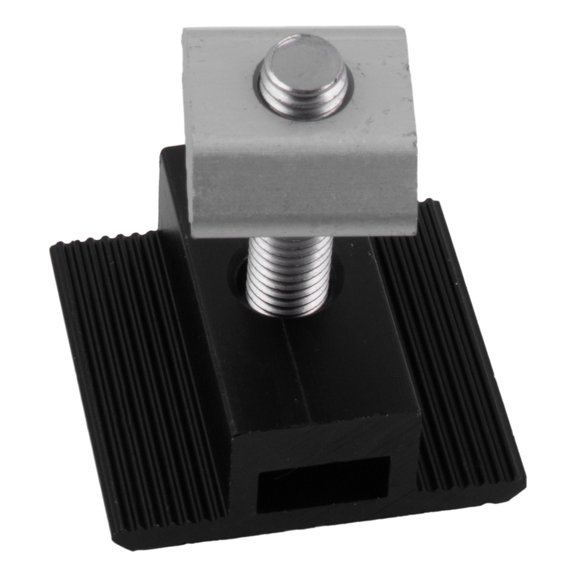 Solar Panel Bracket Fixing Pv End Clamp Middle Clamp Mounting 30Mm/35Mm Black