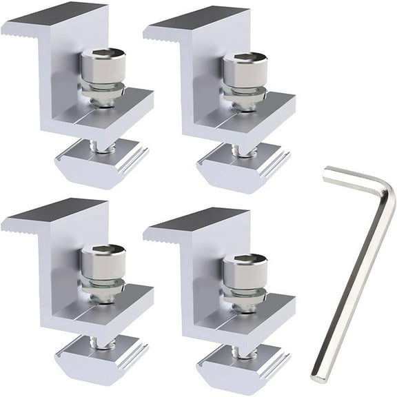Solar Panel Bracket Set with Clamp, 35mm, Strong Aluminum Alloy