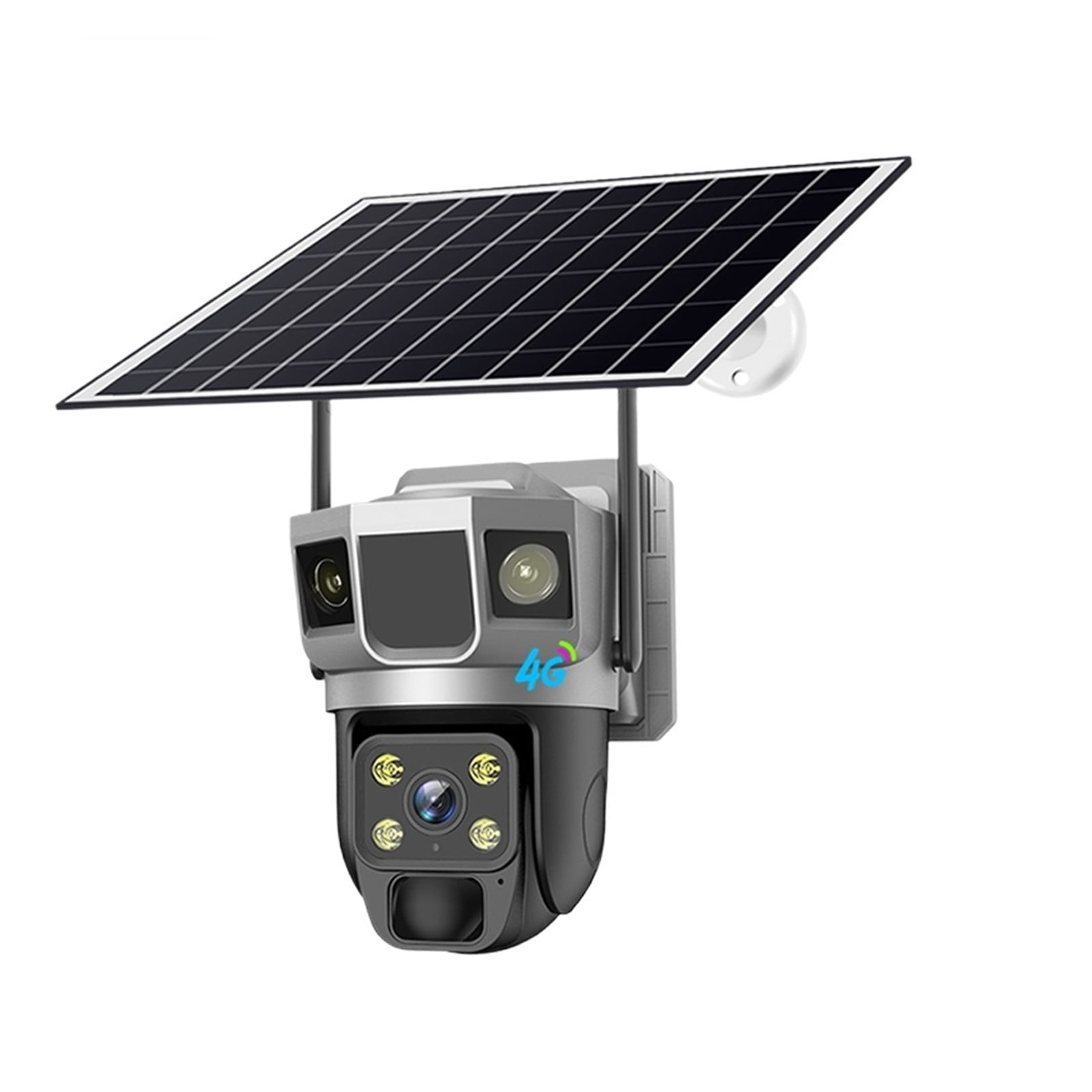 Solar Panel Camera 4G SIM Card Outdoor 5MP Human Detection - Walmart.com
