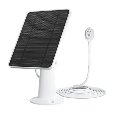 Solar Panel Charger Compatible with Arlo Pro 5S/Pro 4/Pro 3/Ultra 2 & Ultra Cameras – 9ft Cable IP65 Waterproof Power Supply for Continuous Charging, Adjustable Mount Included