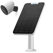 Shyueda Weather-Resistant Solar Panel for Outdoor Camera, Black