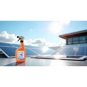 Miracle Spritz Solar Panel Cleaner - 32oz High-Efficiency Formula, Streak-Free, Protective Finish, Easy-to-Use, Cleans at Least 1900 ft