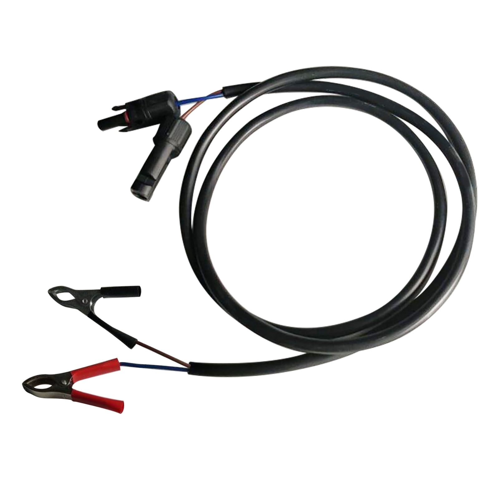 Waterproof Solar Panel Cable with Quick Connect Clamps, 3.3ft, for Solar Battery Systems