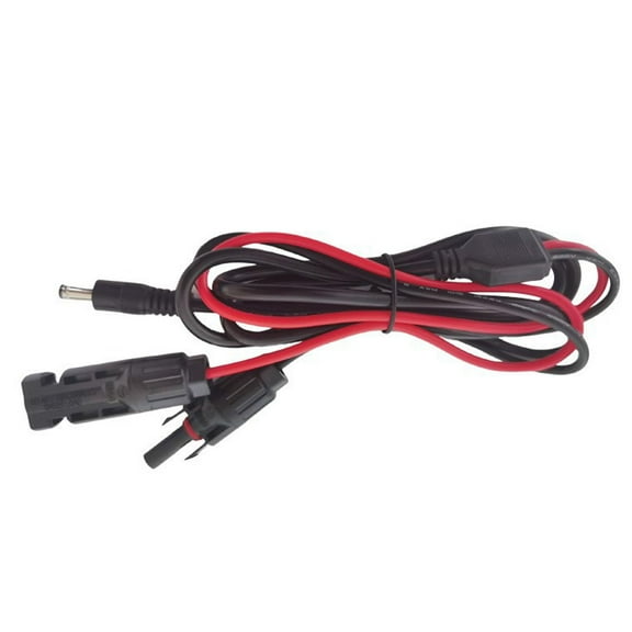 Solar Panel Connectors to 5.5mmx2.1mm Adapter Extension Cable 16AWG Adapter Power Station Solar Generator