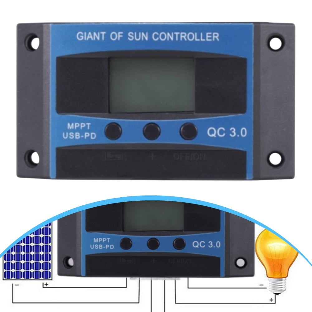 Solar Panel Controller Dual USB MPPT Controller PWM Control ...