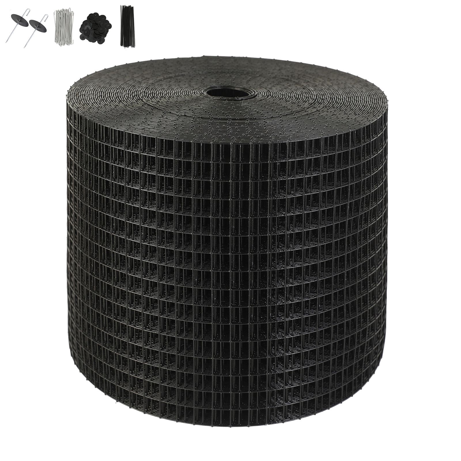 Solar Panel Critter Guard 6" x 100ft, Galvanized Steel Wire with PVC Coating, 0.7mm Thick, 1/2" Grid, for Bird Animal Protection