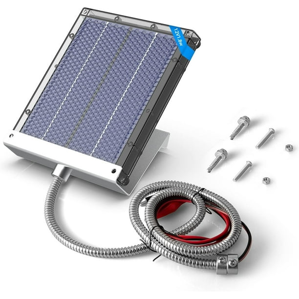 Solar Panel for Deer Feeder 12V Waterproof Outdoor Small Solar Battery