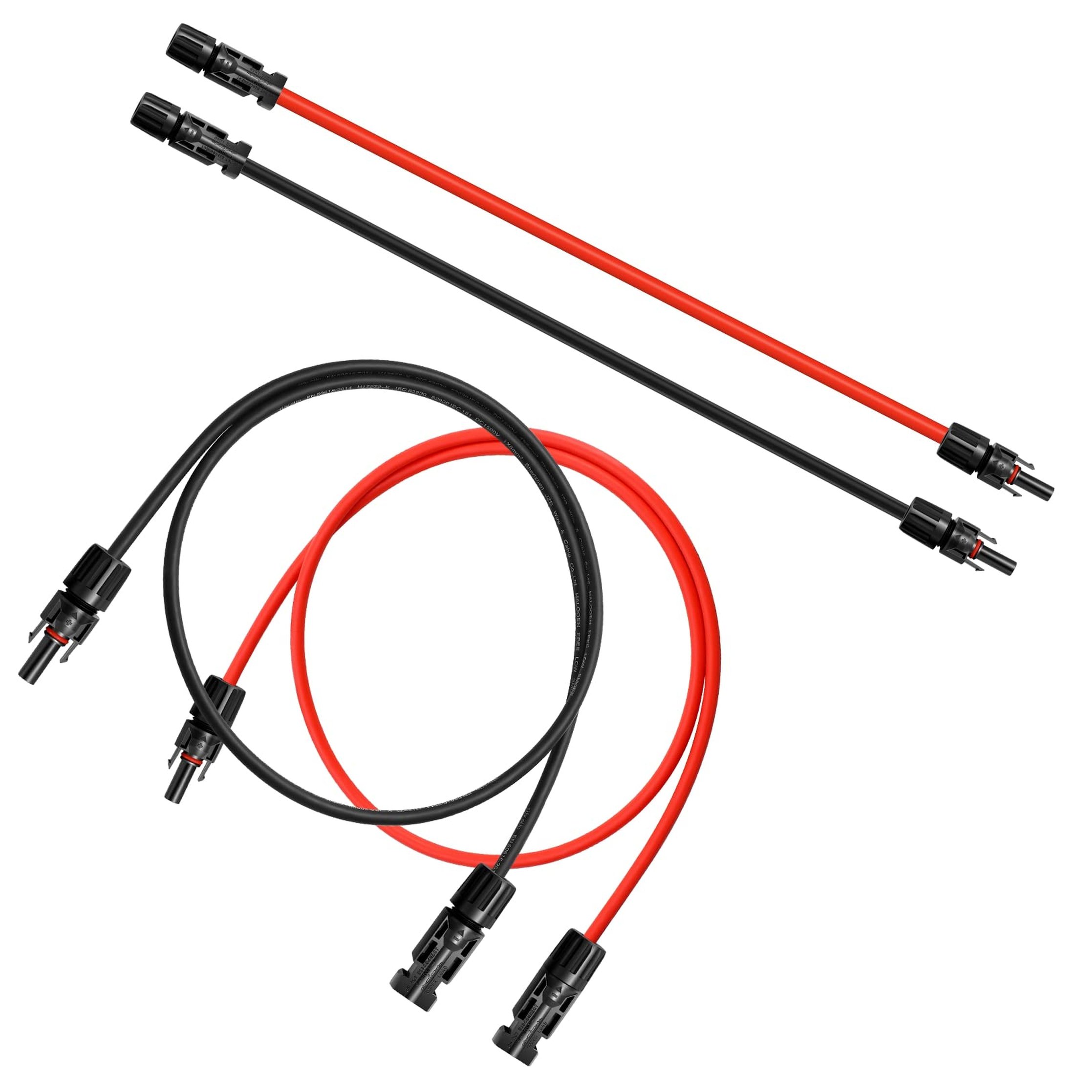 Solar Panel Extension Cable 40FT 12AWG with Male and Female Connectors