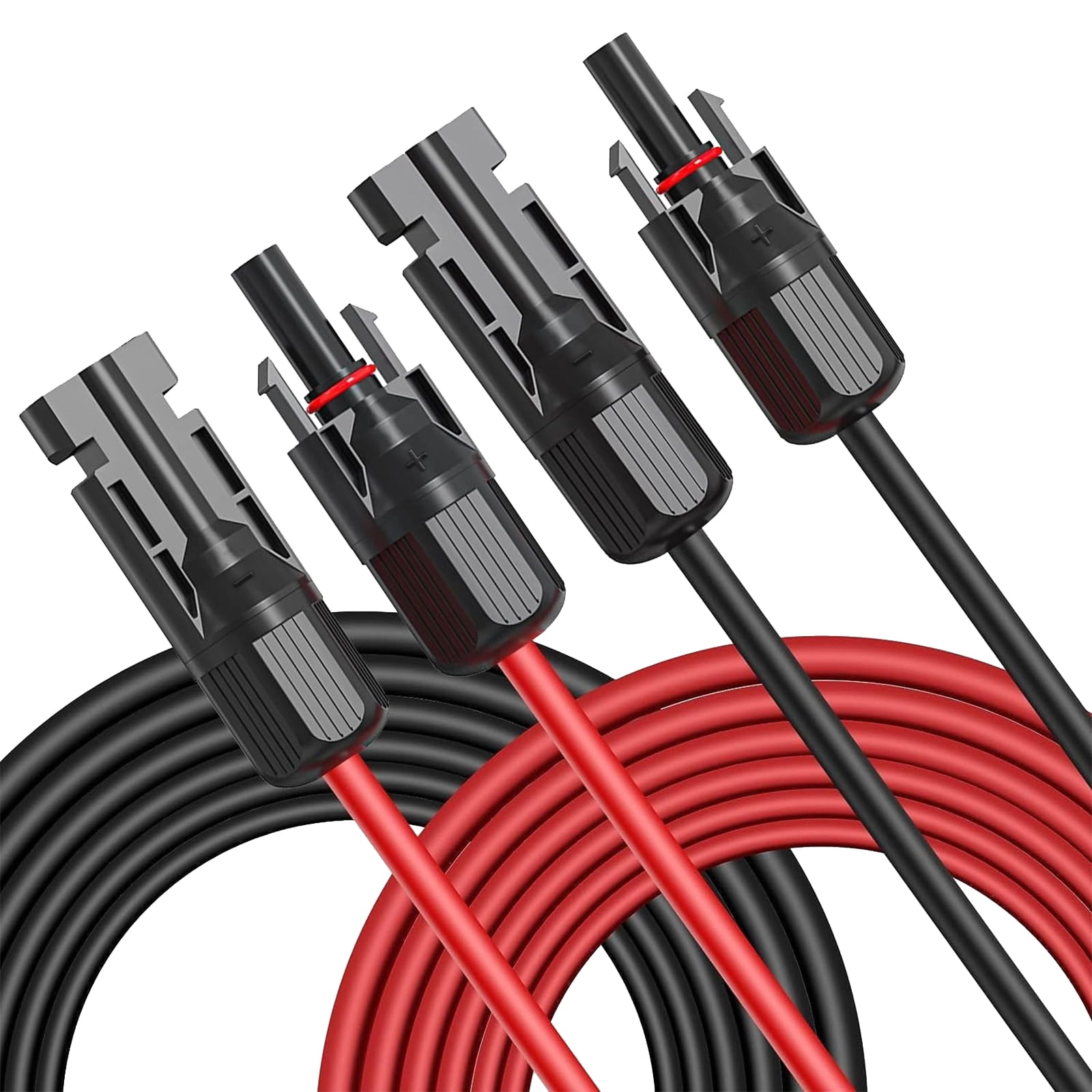 Solar Panel Extension Cable 70FT 10AWG, 6mm Solar Extension Cable Wire with Female Male Waterproof Connectors for RV, Photovoltaic Systems
