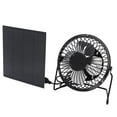 thumbnail image 1 of Solar Panel Fan 3W 6V Polycrystalline Silicon USB Ultra Quiet Safe Solar Powered Fan for Home Travel Fishing, 1 of 5