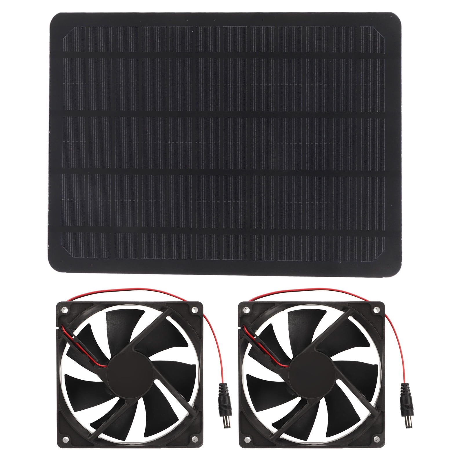 Solar Panel Fan Kit 12V 10W Portable Universal Energy Saving 4.7in