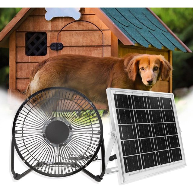 Solar Panel Fan Kit,12W Solar Powered Fan,6 Inch Mini Ventilator For